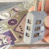 Sanrio Kuromi Grey Combination Lock - Twinkle Glory