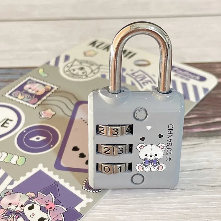 Sanrio Kuromi Grey Combination Lock - Twinkle Glory