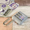 Sanrio Kuromi Grey Combination Lock - Twinkle Glory