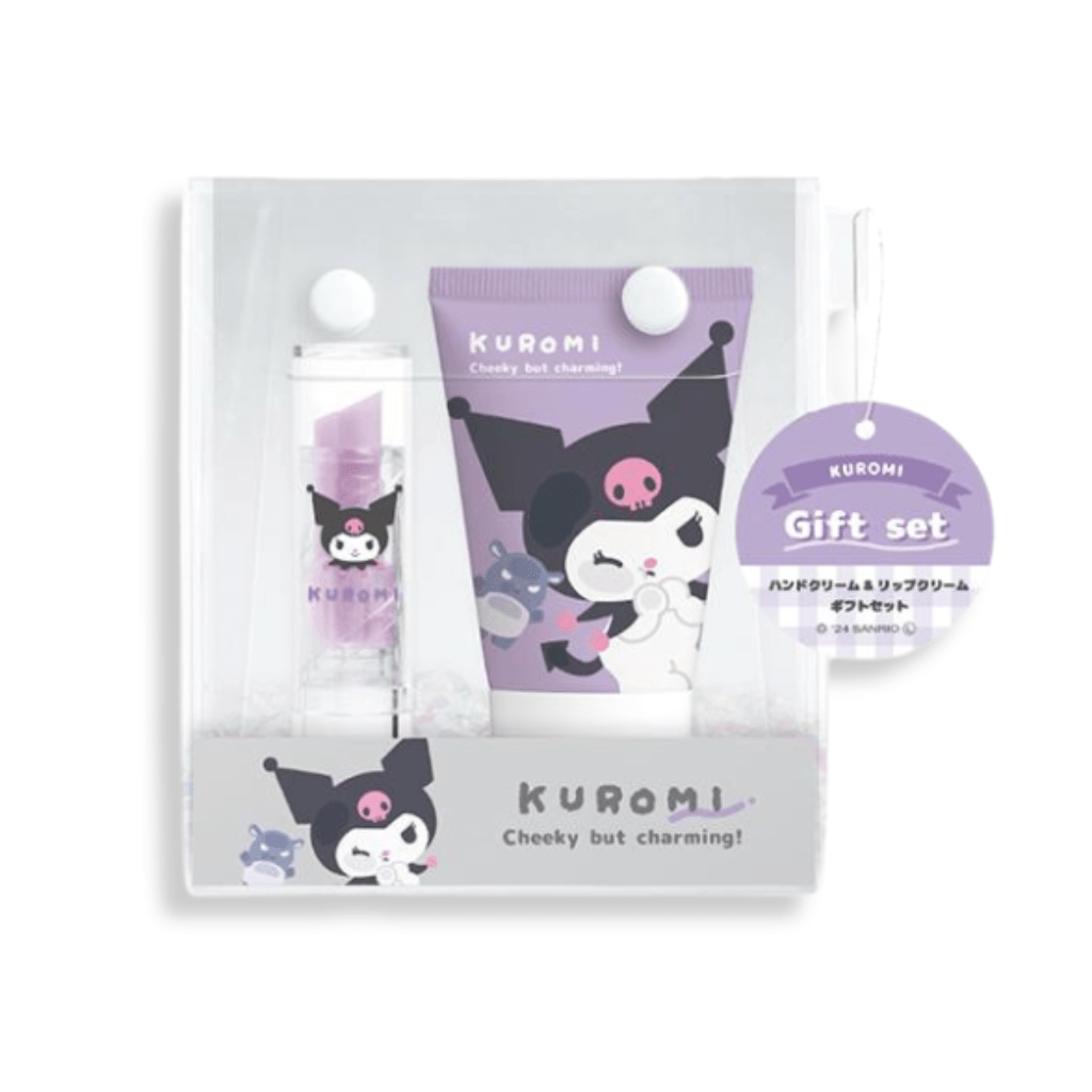 Sanrio Kuromi Hand Cream & Lip Balm Gift Set - Twinkle Glory