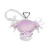 Sanrio Kuromi Heart Carabiner Plush Keychain with Pearl Strap - Twinkle Glory
