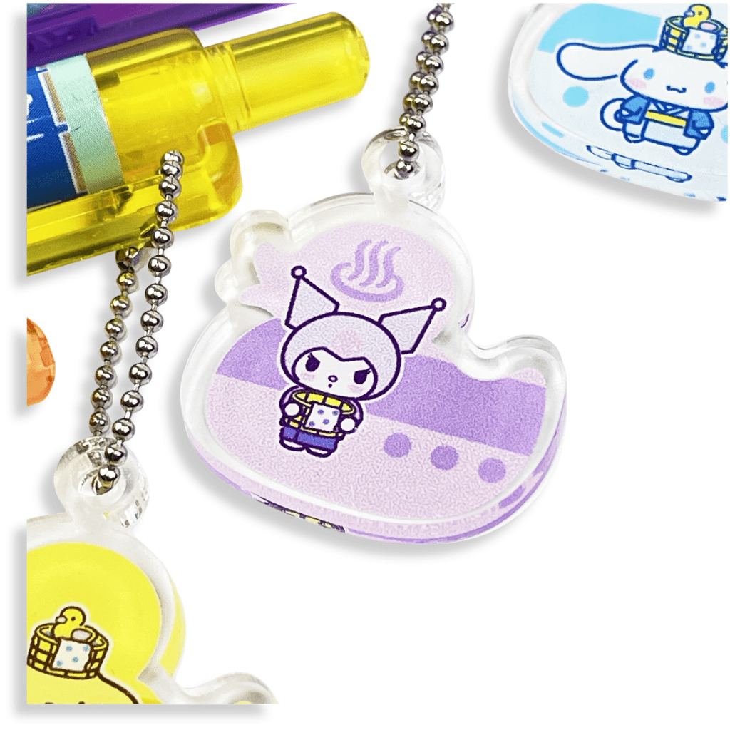 Sanrio Kuromi Hot Spring Journey Ballpoint Pen - Twinkle Glory