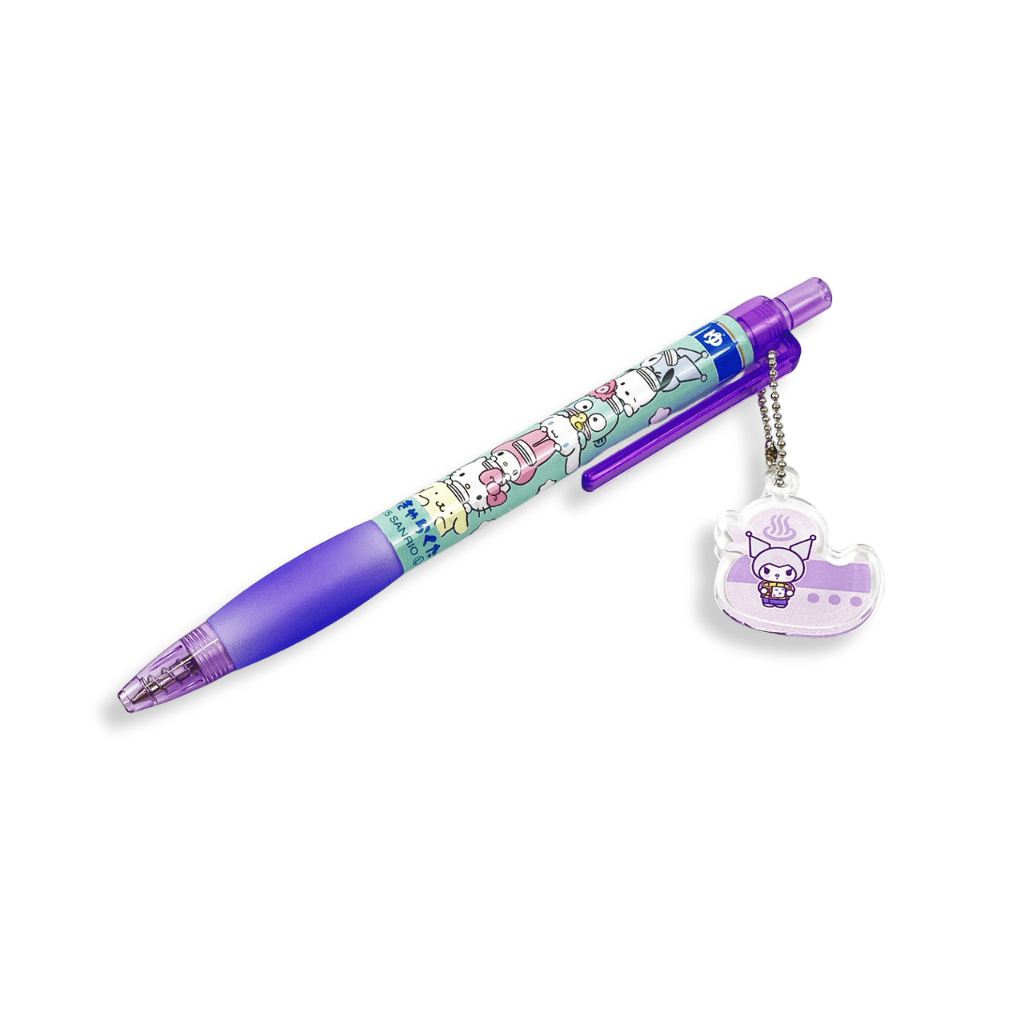Sanrio Kuromi Hot Spring Journey Ballpoint Pen - Twinkle Glory