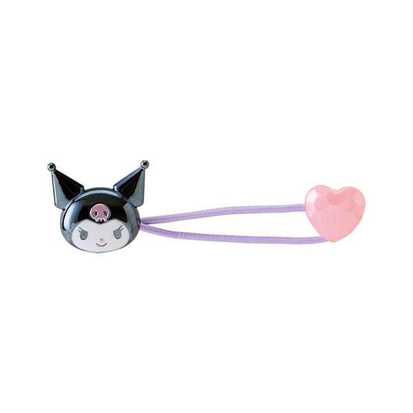 Sanrio Kuromi Kids Heart Shape Mascot Hair Tie - Twinkle Glory
