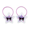 Sanrio Kuromi Kids Shaka Shaka Ponytail Holder 2pcs Set - Twinkle Glory