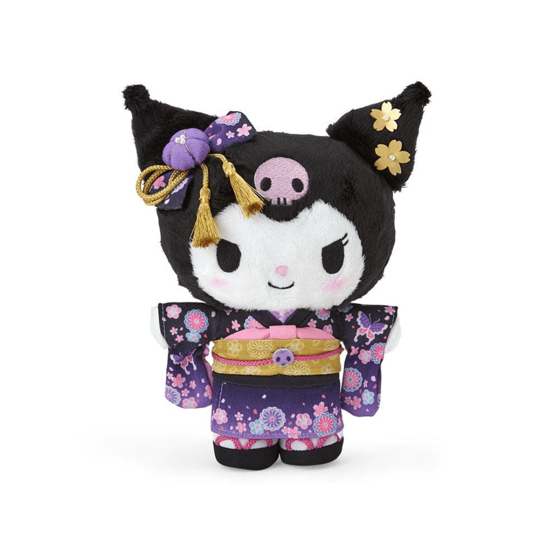 Sanrio Kuromi Kimono Plush 23cm – Twinkle Glory