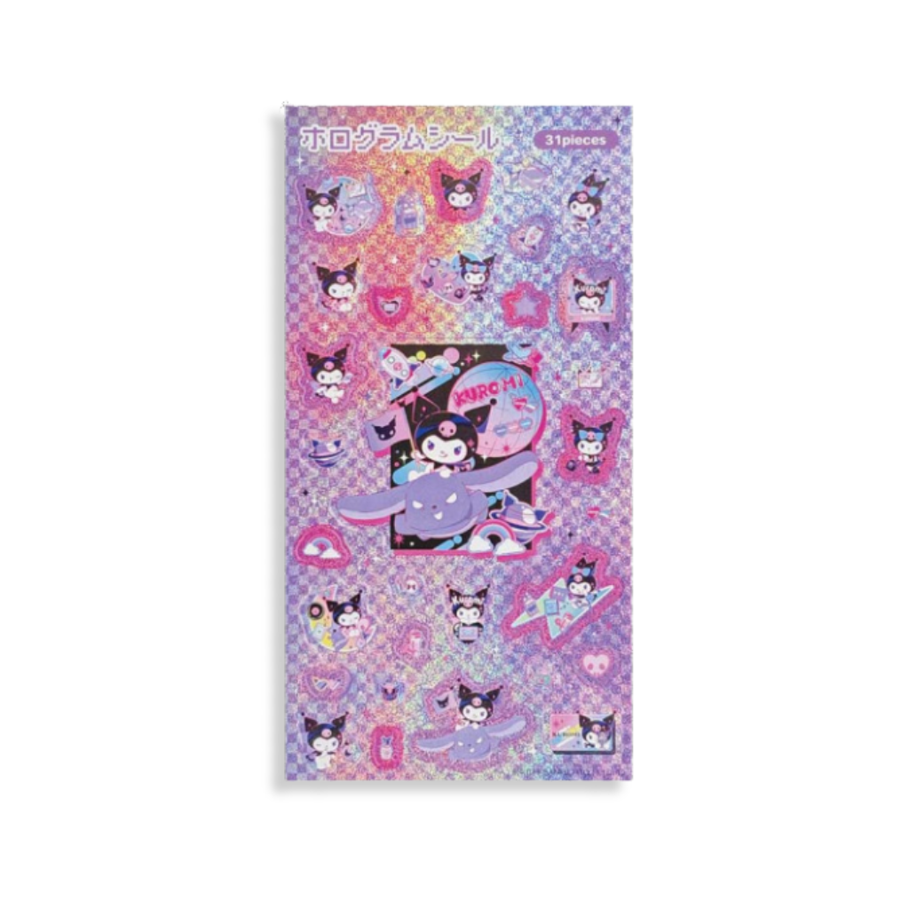 Sanrio Kuromi “Kuromify the World” Edition Glitter Hologram Sticker - Twinkle Glory