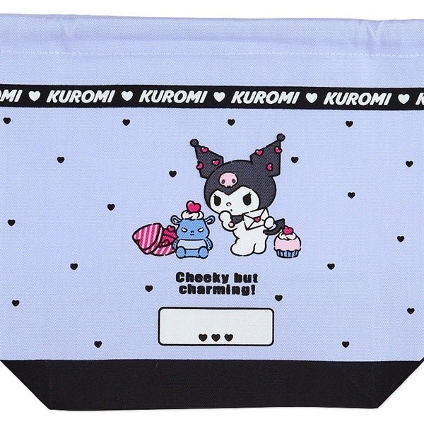 Sanrio Kuromi Love Letter Lunch Purse With Bottom Plate - Twinkle Glory