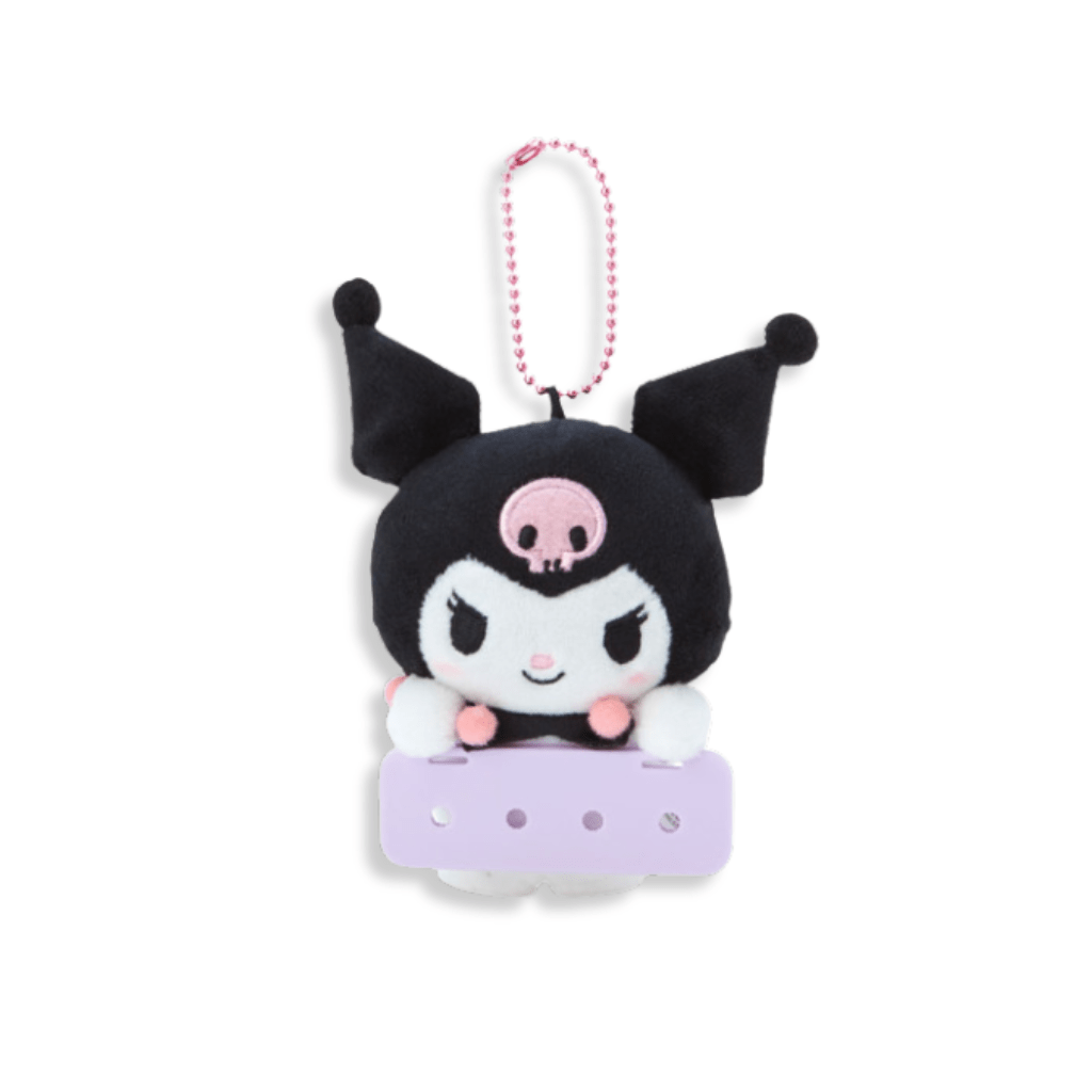 Sanrio Kuromi Maipachirun Mascot Holder Keychain - Twinkle Glory