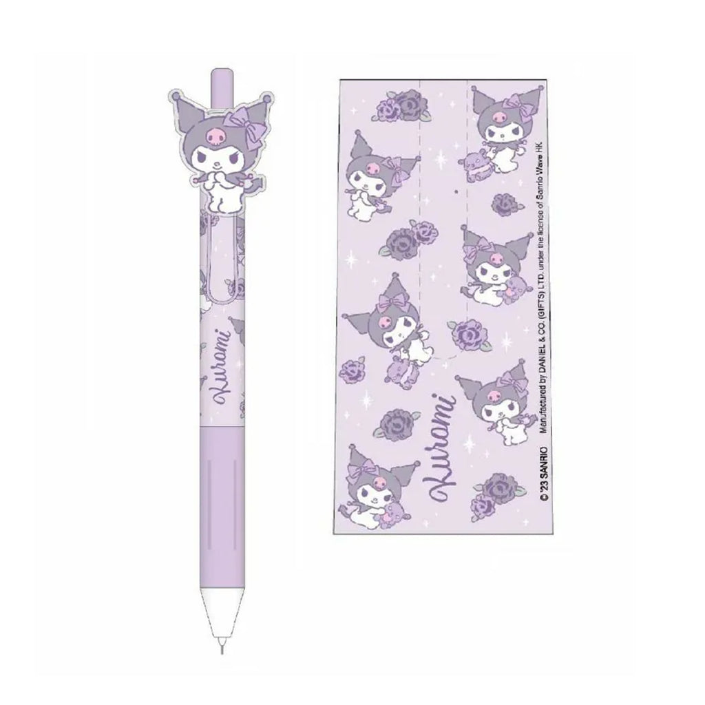 Sanrio Kuromi Mechanical Pencil With Acrylic Mascot