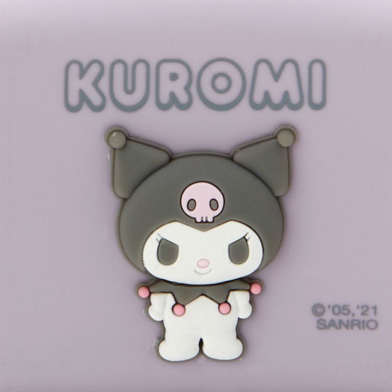 Sanrio Kuromi Mini Silicone Pouch with Carabiner - Twinkle Glory