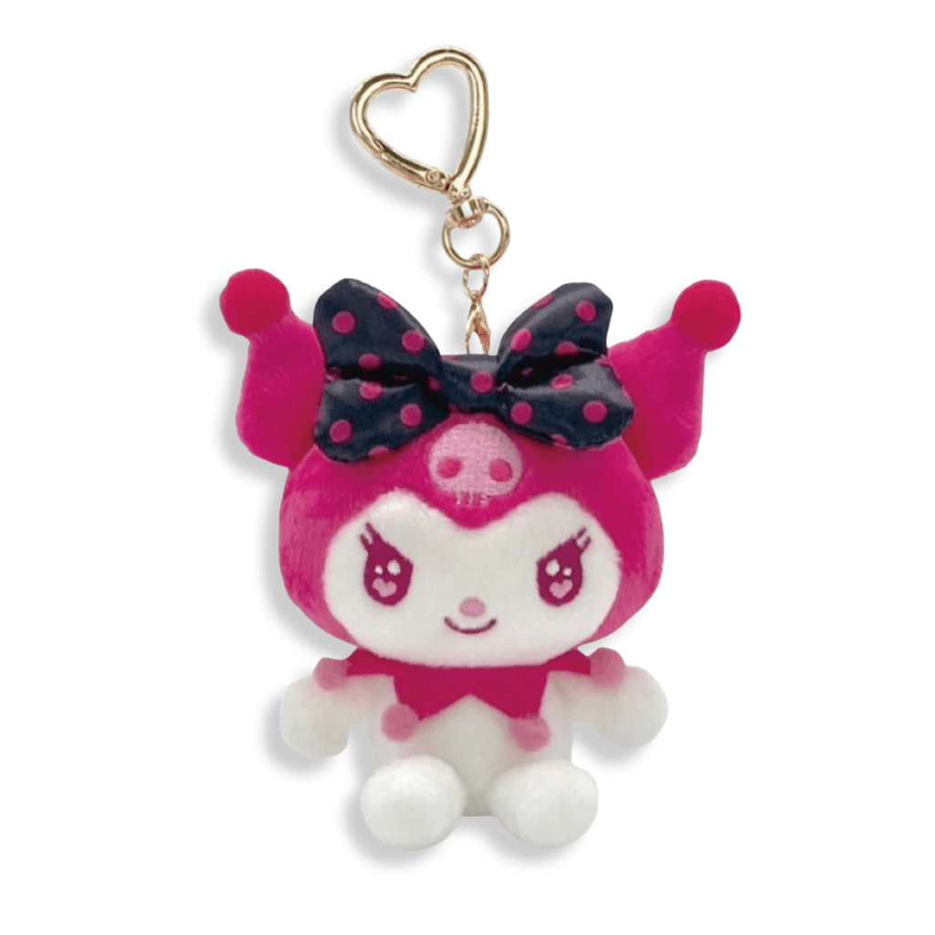 Sanrio Kuromi Pink Mascot Keyring - Twinkle Glory