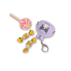 Sanrio Kuromi Pink Mini Pochi - Bit Purse Keyring - Twinkle Glory