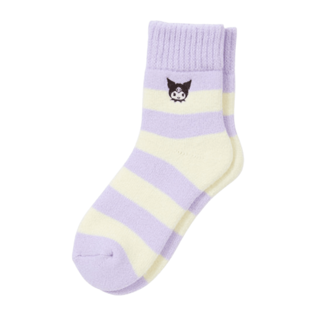 Sanrio Kuromi Purple Warm Socks - Twinkle Glory