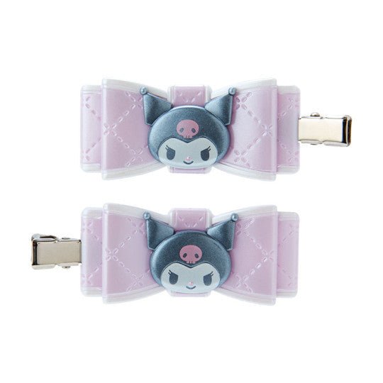 Sanrio Kuromi Quilt Ribbon Hair Clip - Twinkle Glory