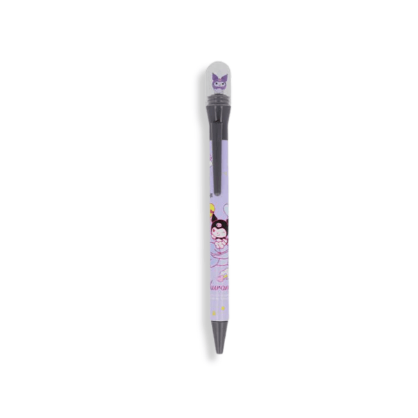 Sanrio Kuromi Rotating Mascot Ballpoint Pen - Twinkle Glory