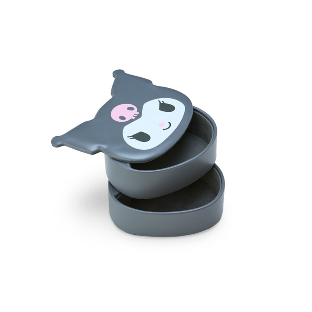 Sanrio Kuromi Shaped Two Tier Accessory Storage Case