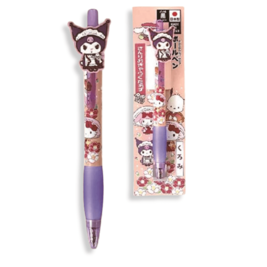 Sanrio Kuromi Taisho Style Ballpoint Pen - Twinkle Glory
