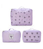 Sanrio Kuromi Travel Compartment Case 3pc Set - Twinkle Glory
