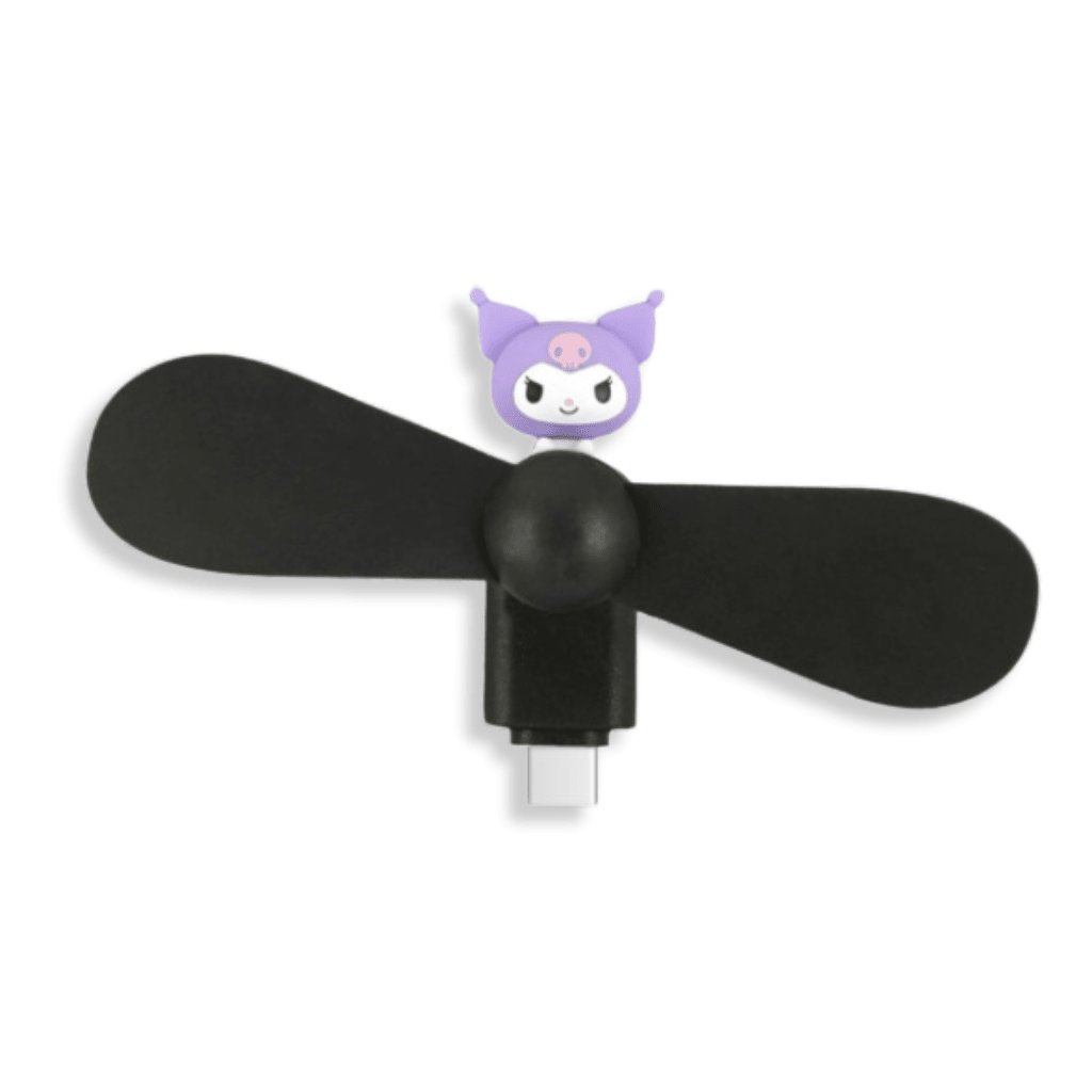 Sanrio Kuromi USB Type - C Mini Cool Fan - Twinkle Glory