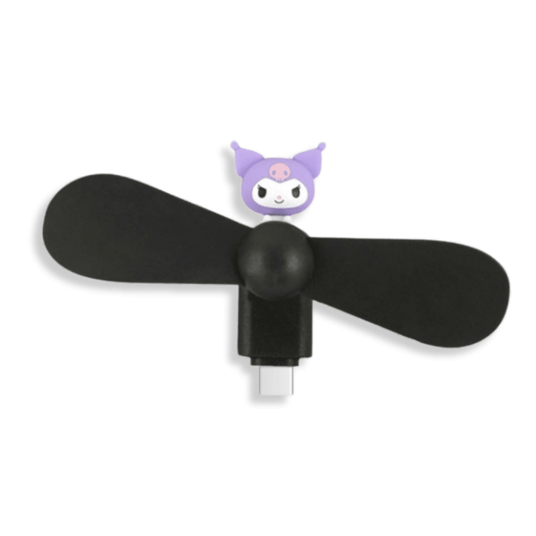 Sanrio Kuromi USB Type - C Mini Cool Fan - Twinkle Glory