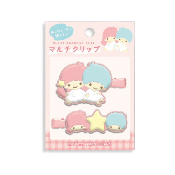 Sanrio Little Twin Stars Hair Clip 2 - pcs Set - Twinkle Glory