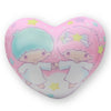 Sanrio Little Twin Stars Heart Shape Reversible Cushion & Neck Pillow - Twinkle Glory