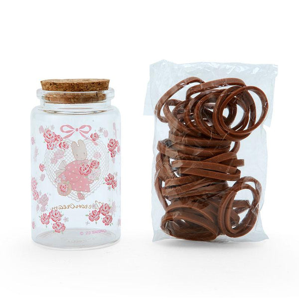 Sanrio Maron Cream Hair Tie Set In a Bottle