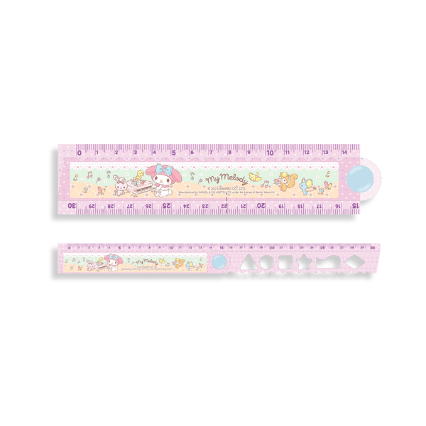 Sanrio My Melody 30cm Double - Sided Folding Ruler - Twinkle Glory