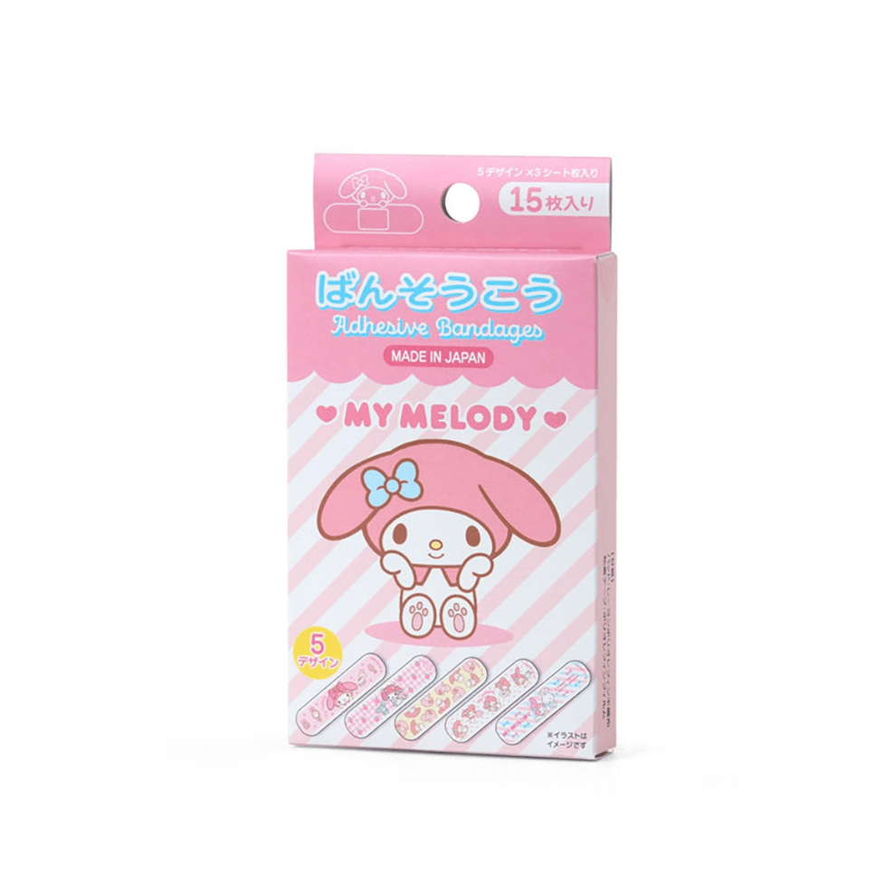 Sanrio My Melody Boxed Individual Bandages - Twinkle Glory