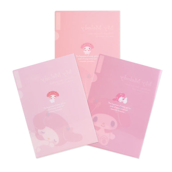 Sanrio My Melody Clear File 3Pcs Set