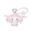 Sanrio My Melody Heart Carabiner Plush Keychain with Pearl Strap - Twinkle Glory