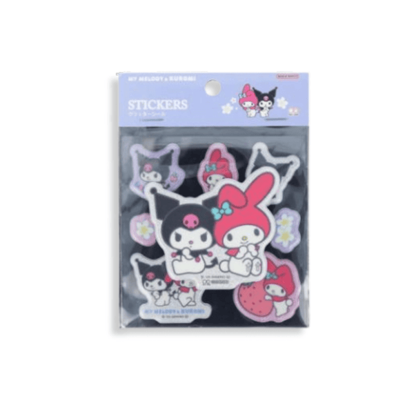 Sanrio My Melody & Kuromi Glitter Stickers - Twinkle Glory