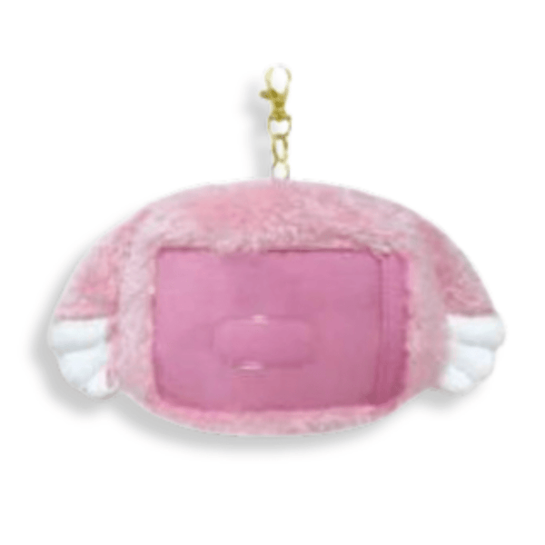 Sanrio My Melody Pink Angel Fluffy Pass Case - Twinkle Glory