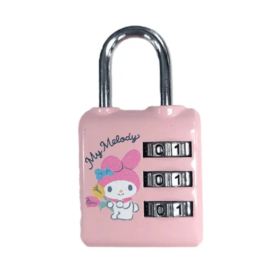 Sanrio My Melody Pink Combination Lock - Twinkle Glory