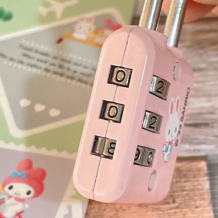 Sanrio My Melody Pink Combination Lock - Twinkle Glory