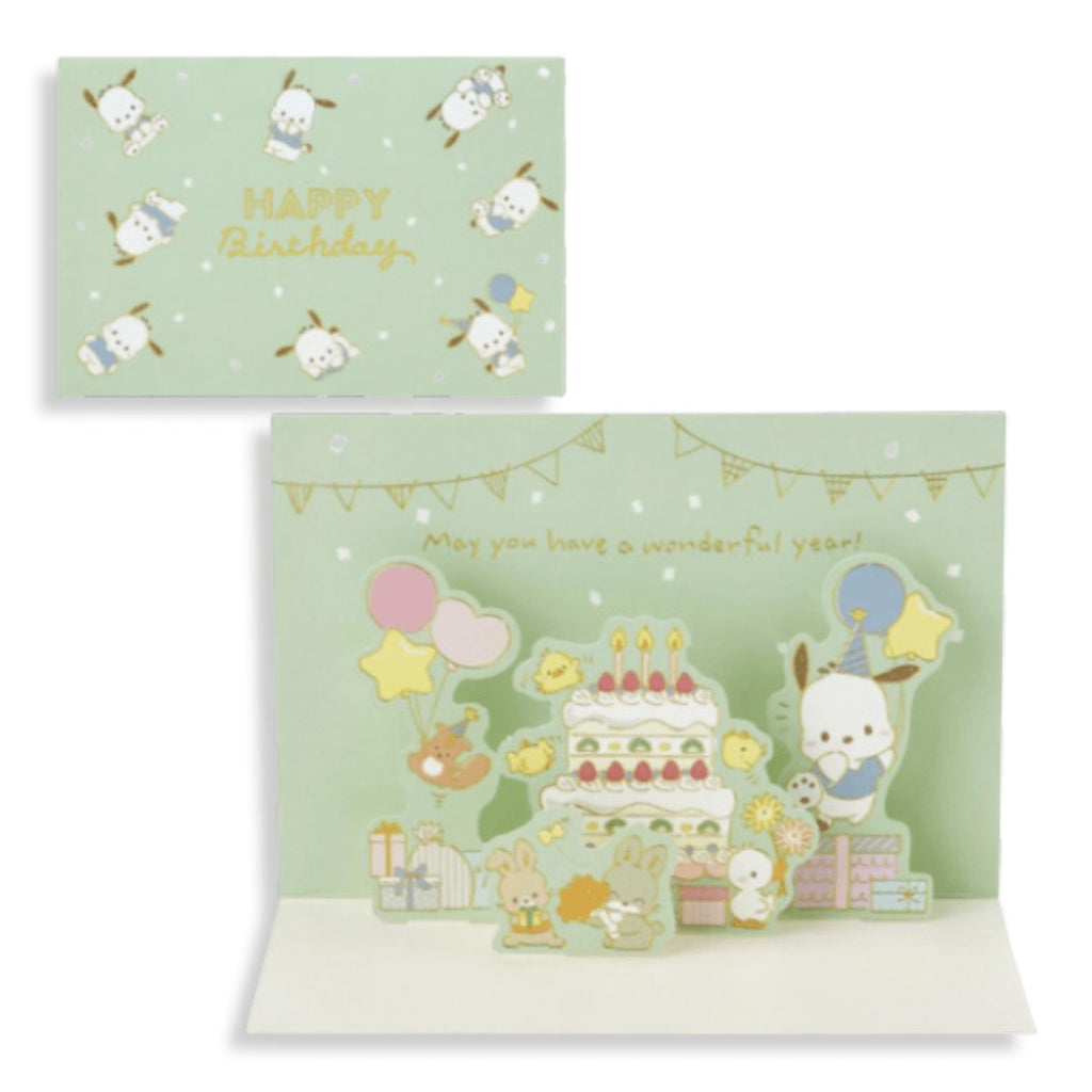 Sanrio Pochacco 3D Happy Birthday Greeting Card - Twinkle Glory