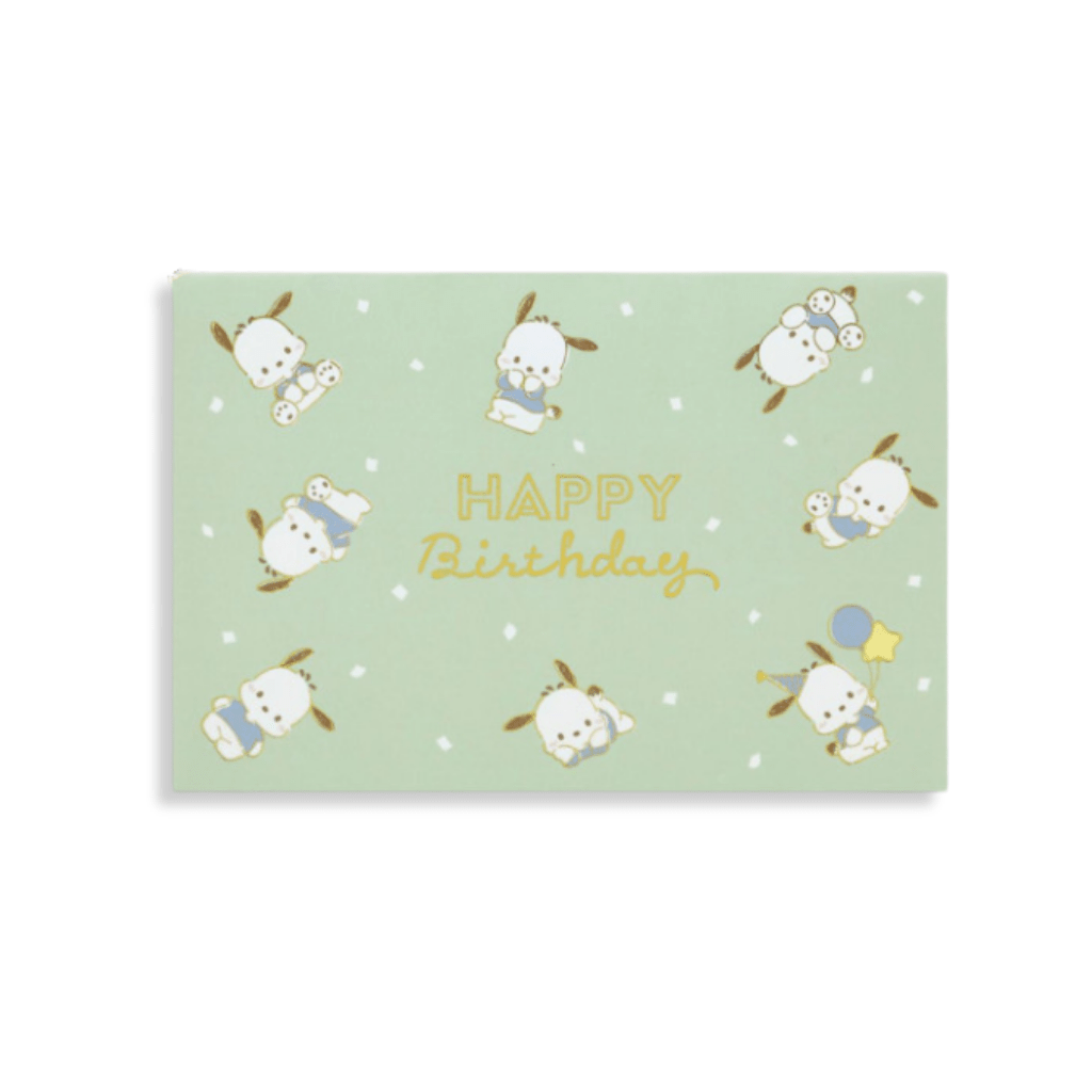 Sanrio Pochacco 3D Happy Birthday Greeting Card - Twinkle Glory
