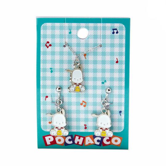 Sanrio Pochacco Accessories Earrings and Necklace Set