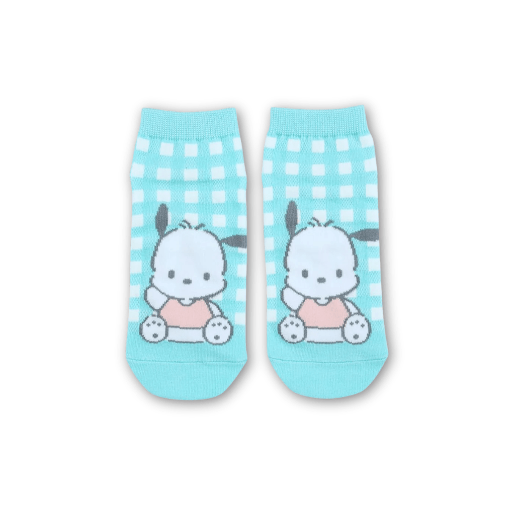 Sanrio Pochacco Checkered Ankle Socks 23 - 25cm - Twinkle Glory