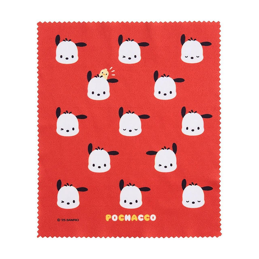 Sanrio Pochacco Hard Glasses Case with Cleaning Cloth - Twinkle Glory