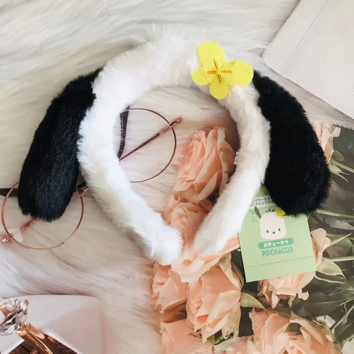 Sanrio ✨ Pochacco makeup head band 415GmC62piL.jpg_BO30,255,255,  main image 2