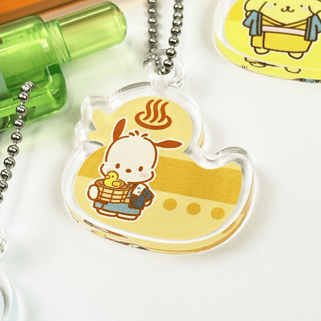 Sanrio Pochacco Hot Spring Journey Ballpoint Pen - Twinkle Glory