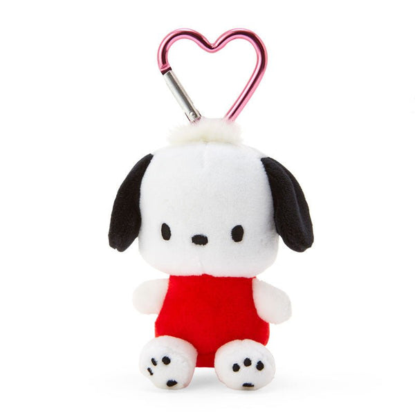 Sanrio Pochacco Plush Mascot Holder with Heart Carabiner - Twinkle Glory