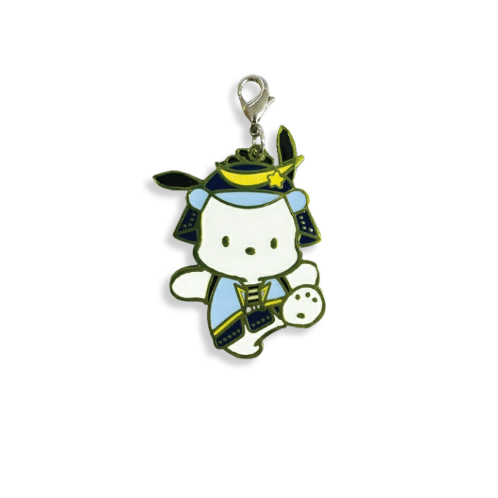 Sanrio Pochacco Samurai Sparkling Metal Charm - Twinkle Glory