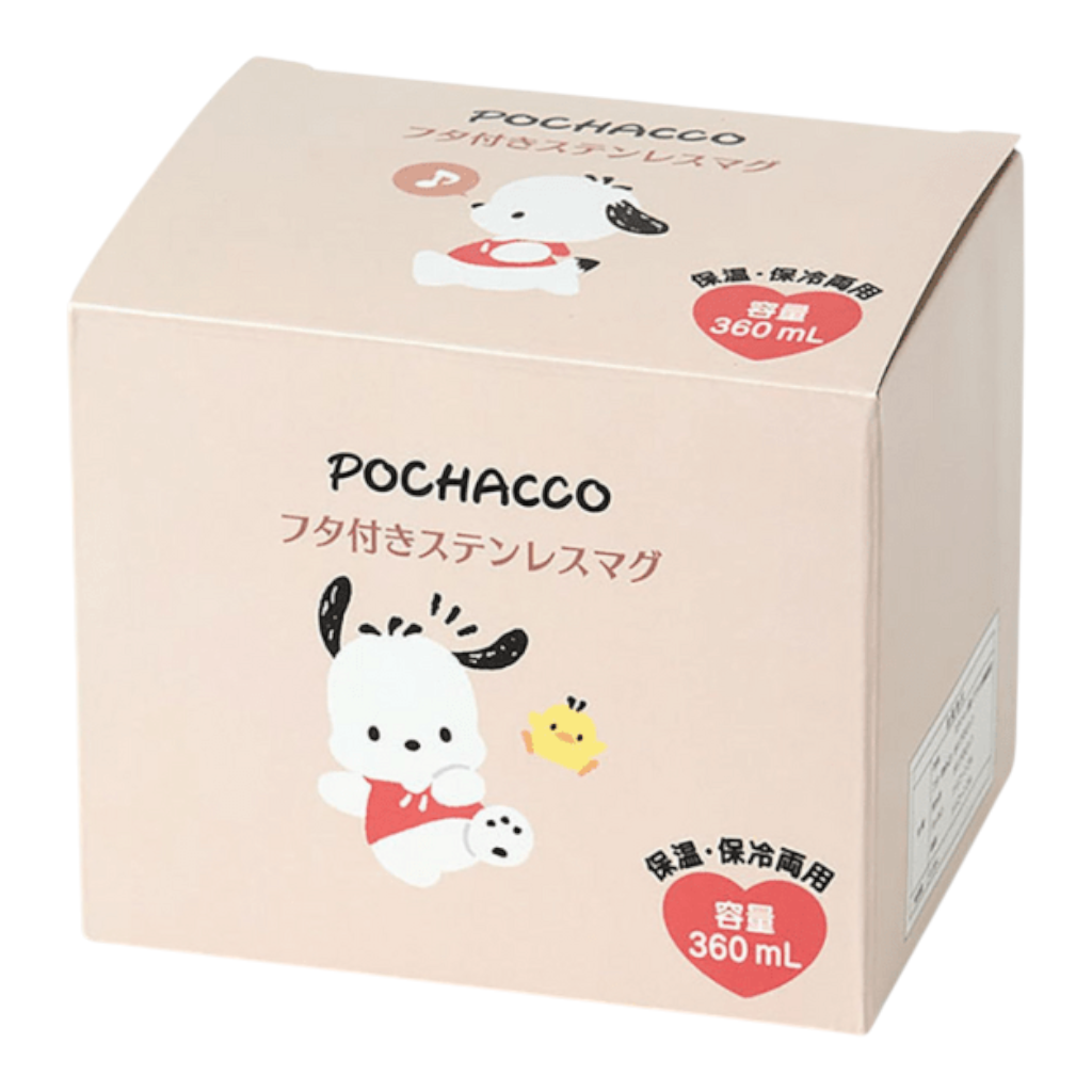 Sanrio Pochacco Stainless Steel Mug With Lid - Twinkle Glory