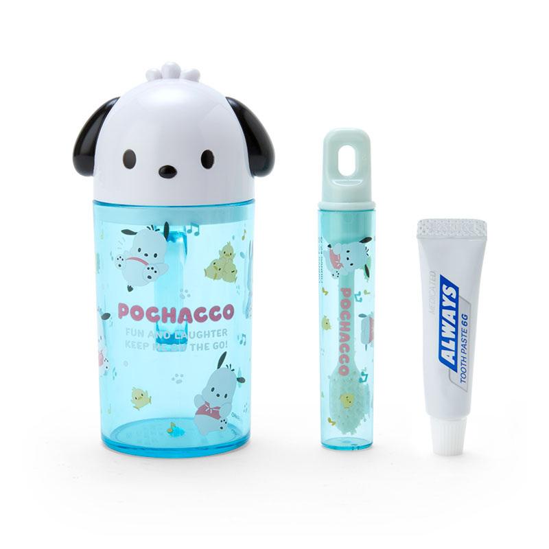 Sanrio Pochacco Toothbrush & Cup Set - Twinkle Glory