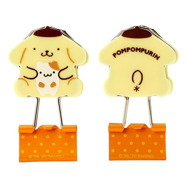 Sanrio Pompompurin Binder Clip 3pcs Set - Twinkle Glory