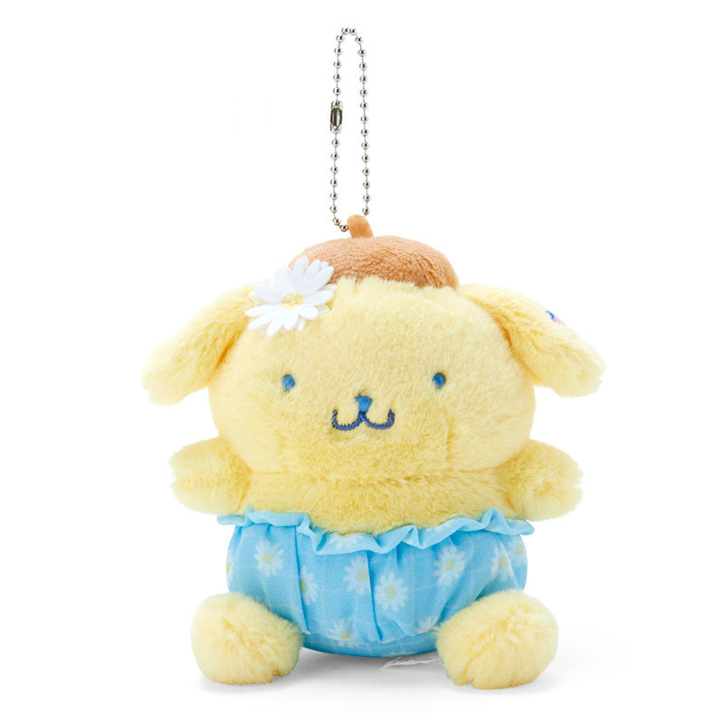 Sanrio Pompompurin Daisy Mascot Holder Keychain