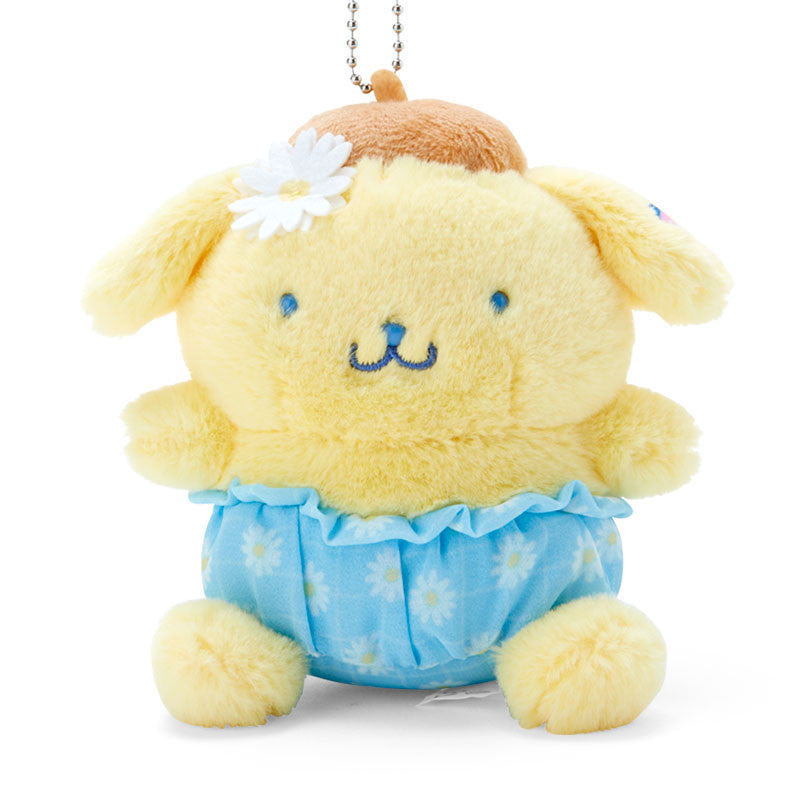 Sanrio Pompompurin Daisy Mascot Holder Keychain